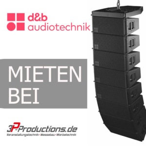 d&b audiotechnik - Y8 Line-Arrays Veranstaltungstechnik mieten bei 3p-productions