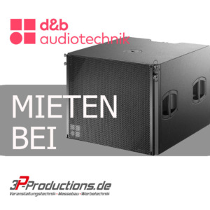d&b audiotechnik - Y Subwoofer - Veranstaltungstechnik mieten bei 3p-productions